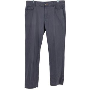 Stitch's Britches Men's 36x32 (inseam 31) Casual‎ Chino Pants Gray 5 Pocket